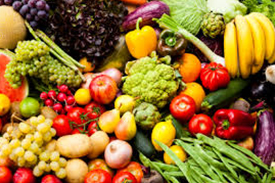 Vegetables and fruits